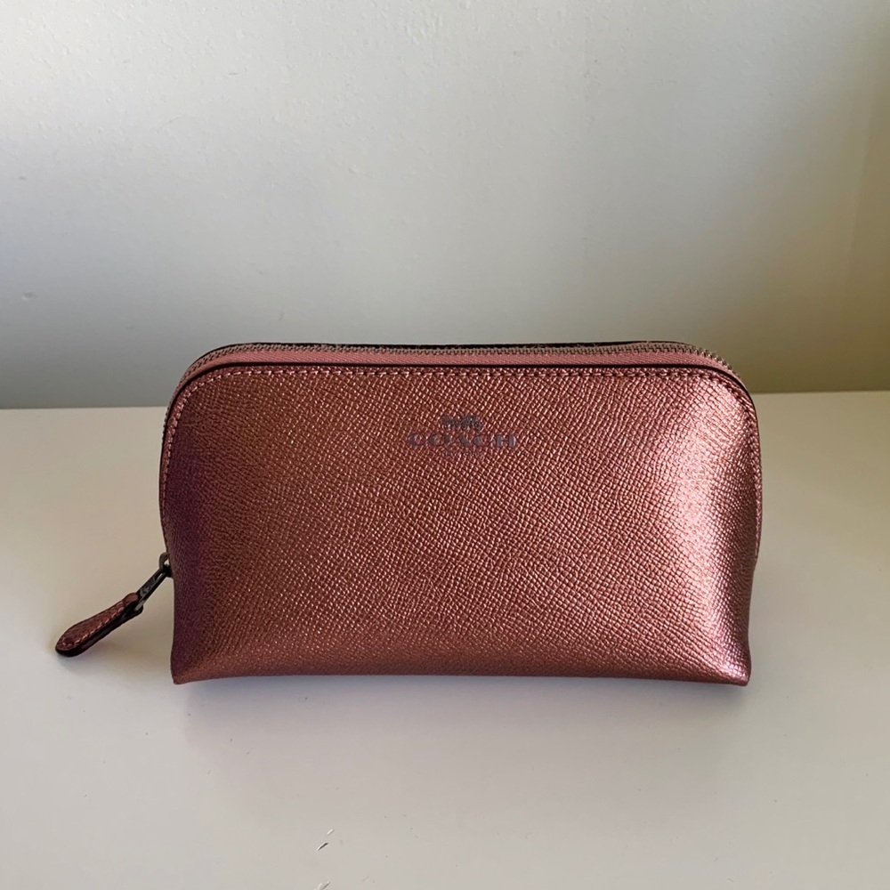 Coach Crossgain Leather Cosmetic Case